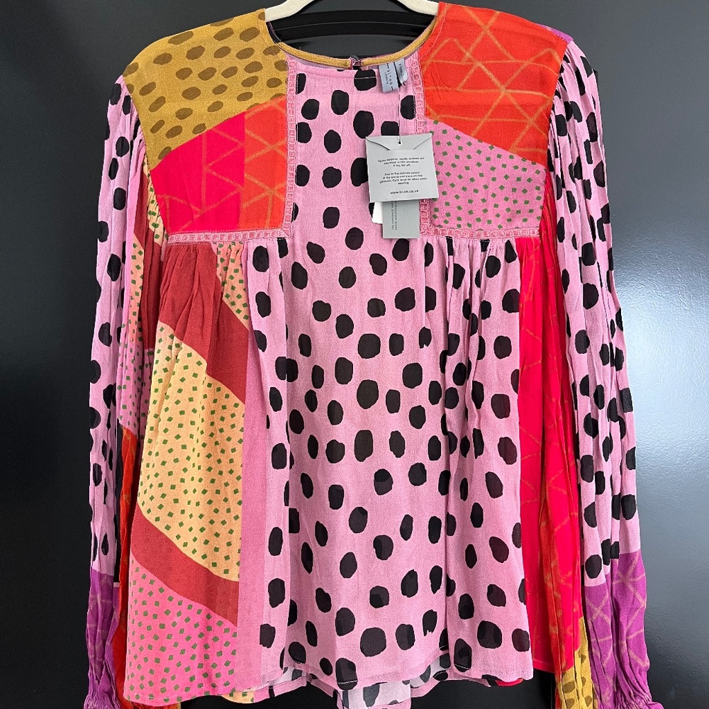 BRAND NEW Bl-nk Miranda Peasant Blouse